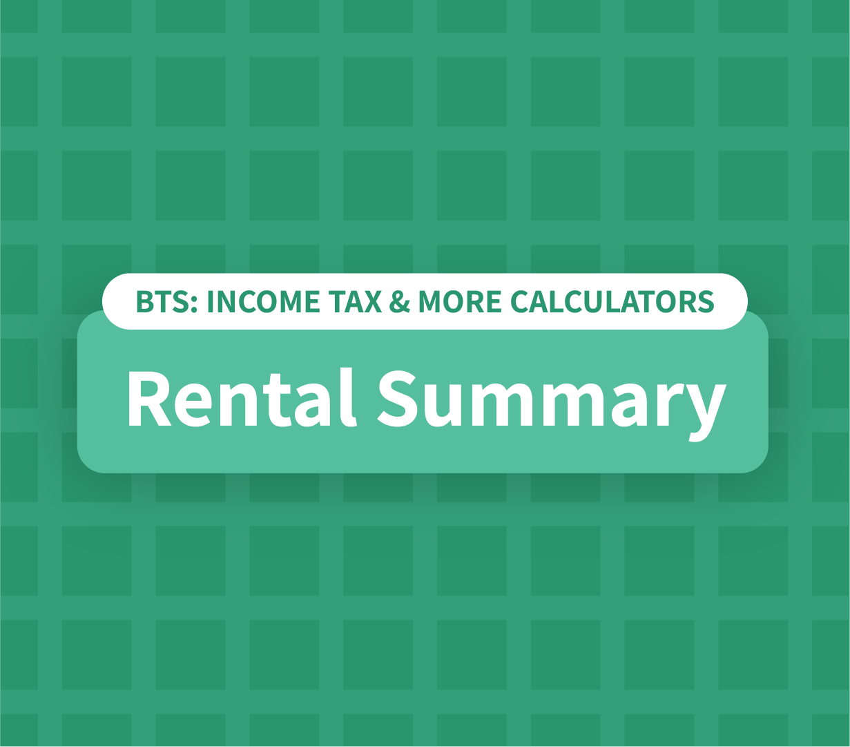 Rental Property Summary Calculator