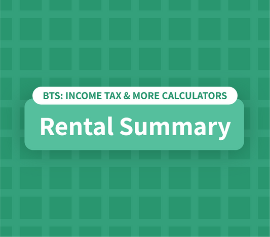 Rental Property Summary Calculator