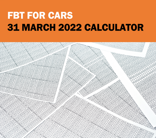 FBT for cars - 31 March 2022 Calculator